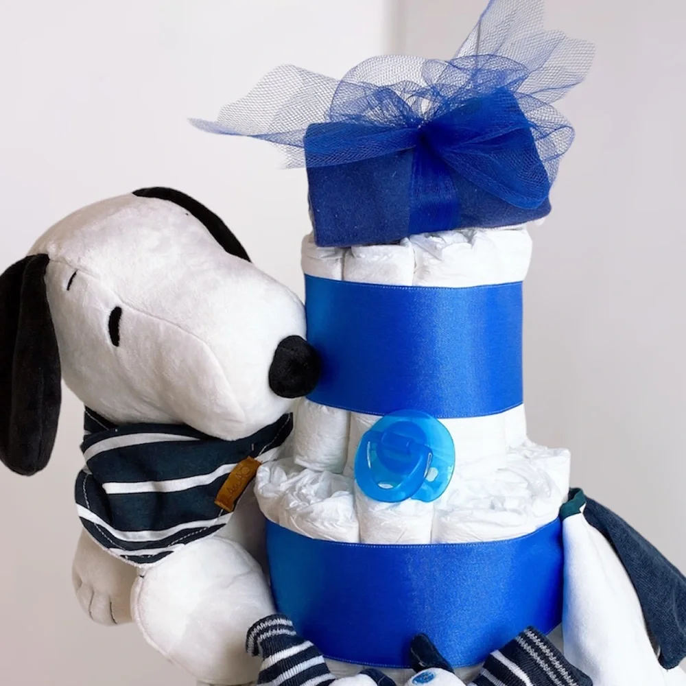 Puppy Diaper Cake, Doggy Diaper Cake